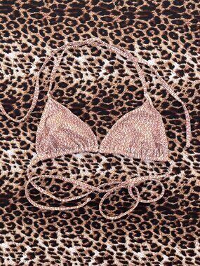 Tropic of C string triangle bikini top